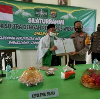 Tangkal Radikalisme dan Intoleran di Sultra, Polda dan PWNU Bangun Kerjasama