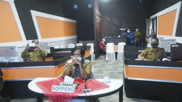 Virtual, Pemkab Soppeng Simak Penjelasan Kemendikbud Tentang Sekolah Penggerak