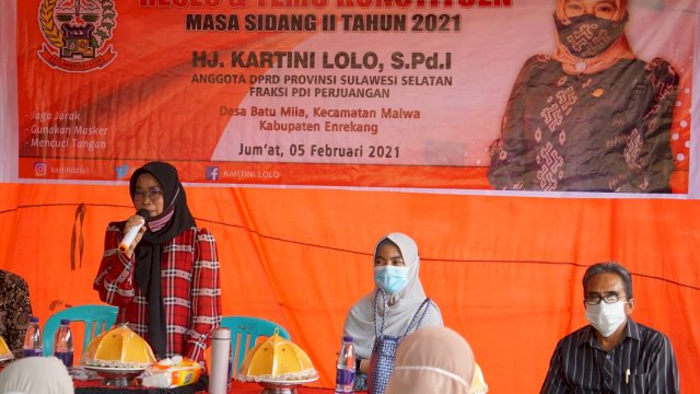 Reses di Enrekang, Kartini Lolo Tekankan Sinergi Pemerintahan Pada Setiap Tingkatan