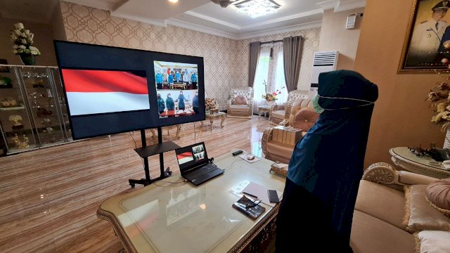 Erna Rasyid Taufan Ikuti Webinar Peran Edukasi PKK dalam Penanggulangan Covid-19