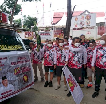 DPD Gerindra Sultra Kirim Bantuan untuk Korban Gempa Sulbar, Andi Ady Aksar Harap Bisa Ringankan Beban Masyarakat