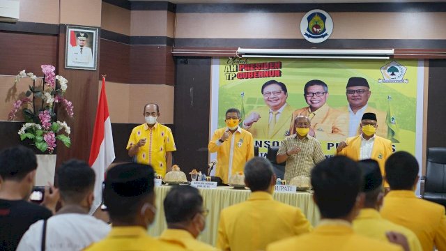 Konsolidasi Partai Golkar Jeneponto, Sabtu (13/02/2021).