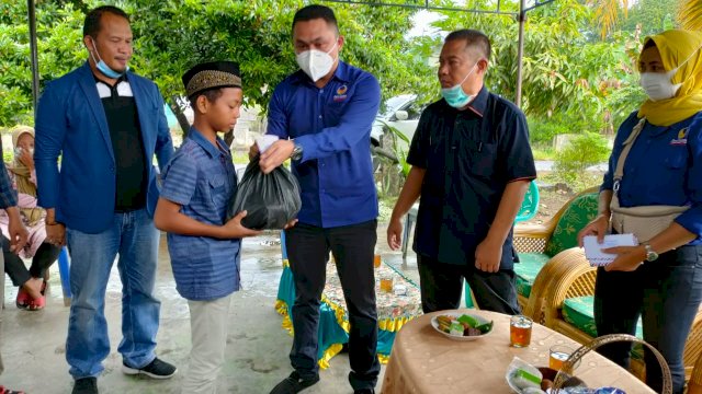 Peringati HPN 2021, Partai Nasdem Musi Rawas dan HJD Salurkan Bantuan untuk Yatim Piatu