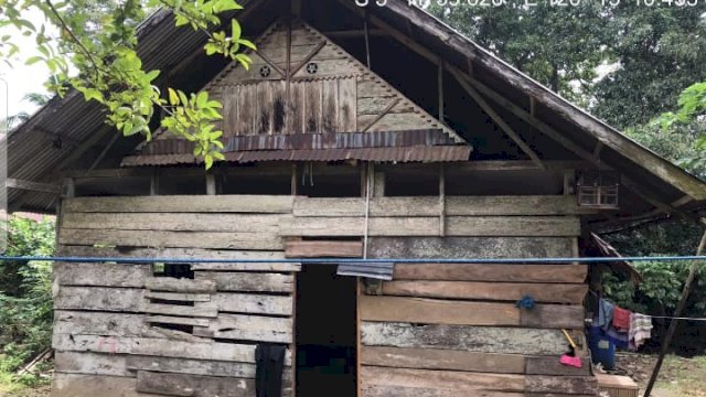 Salah satu rumah warga yang akan dibedah di Kabupaten Sinjai.