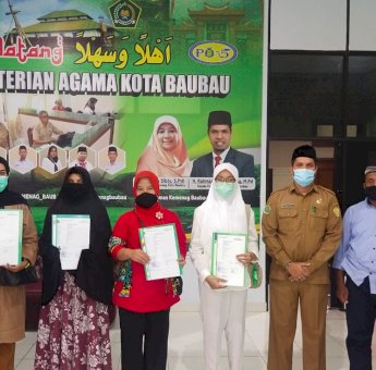 Pelimpahan Porsi Jemaah Haji, Perekaman Biometriknya Dilakukan di Kemenag Baubau
