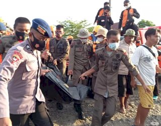 Tim SAR Gabungan Temukan Warga yang Tenggelam di Aliran Sungai Libureng Bone Dalam Keadaan Meninggal