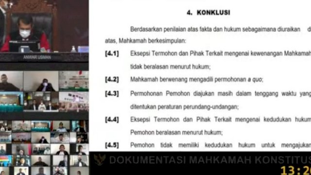 MK Tolak Gugatan Ibas-Rio