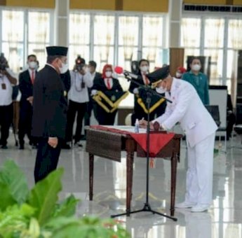 H.Surya dan Taufik Zainal Abidin Resmi Jabat Bupati dan Wakil Bupati Asahan