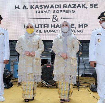Ramah Tamah Bupati dan Wakil Bupati Soppeng, Bersedia Menyempurnakan Pekerjaannya Diperiode Kedua