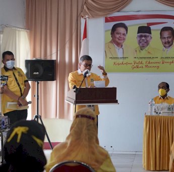 Pesan Taufan Pawe untuk Ketua DPD II Golkar Luwu Utara Kedepan