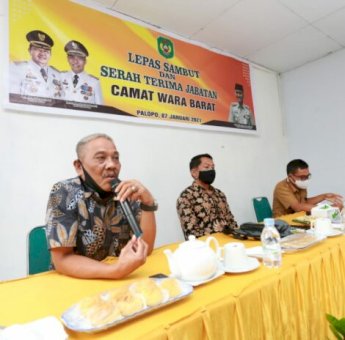 Beni Sumbang Gantikan Muslimin Jabat Camat Bara