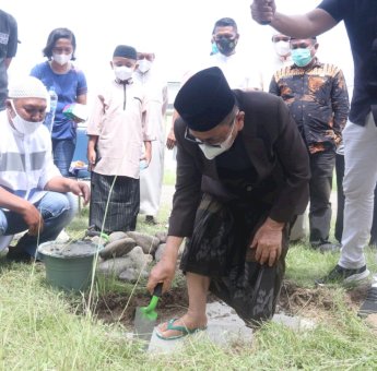 Judas Amir Letakkan Batu Pertama Revitalisasi Islamic Center, Nilai Proyek Rp 50 Miliar