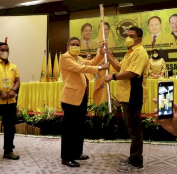 Appi Terpilih Aklamasi Pimpin Golkar Makasaar, Ini Pesan Taufan Pawe