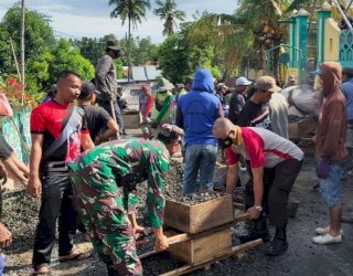 Jelang Ramadhan, Warga Pattojo Soppeng Gotong Royong Tambah Luas Masjid