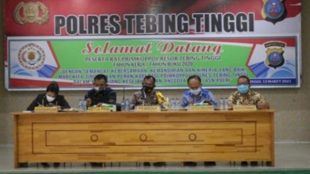 Primkopol Polres Tebing Tinggi Terima Penghargaan Sebagai Koperasi yang Sehat