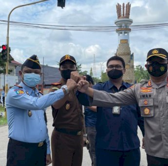 Kompak! Empat Instansi Penegak Hukum di Sinjai Kampanye Tolak Gratifikasi dan Suap