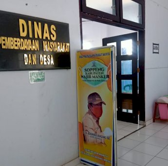 Kades Lompulle Antar Langsung Instrumen Lomba Desanya Ke Dinas PMD Soppeng, Ini yang Diharapkan