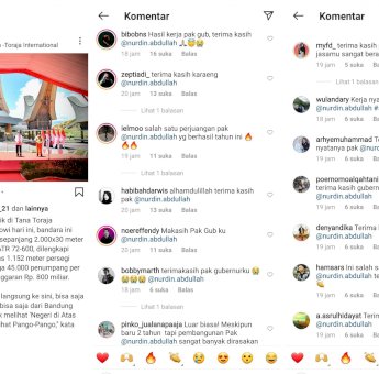 Dua Proyek Sulsel Diresmikan, Warganet Apresiasi Usaha Prof. Nurdin Abdullah Tuntaskan