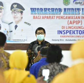 Buka Workshop Audit Investigasi, Suaib Mansur Harap Inspektorat Lahirkan SDM Profesional