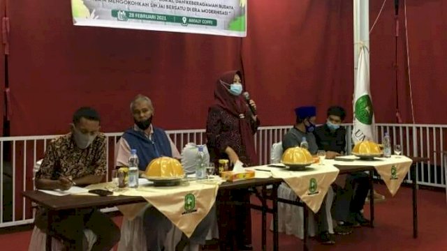 Dialog Budaya dalam rangka memperingati Hari Jadi Sinjai ke 457, Minggu malam (28/02/2021).