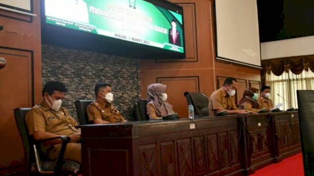 Bahas Refocusing, Pemkab Sinjai Segera Pangkas Anggaran Untuk Penanganan Covid-19