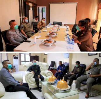 Bangun Sinergitas Dengan Forkopimda, Wabup Budiman Kunjungi Kejari Luwu Timur dan PN Malili