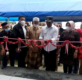 Tepati Janji, Samahuddin Bangun Pasar Rakyat Boneoge Kabupaten Buteng