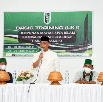 Buka Basic Training HMI Palopo, RMB Harap Kader Maju dan Sukses