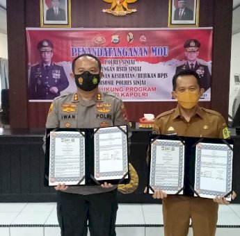 RSUD dan Polres Sinjai Teken MoU, Ini Isinya