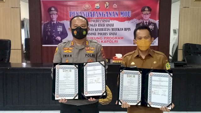 RSUD dan Polres Sinjai Teken MoU, Ini Isinya