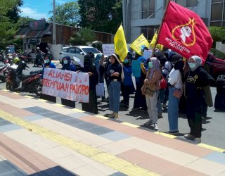 Aliansi Perempuan Palopo Demo, Minta Polres Serius Tangani Kasus Kekerasan Seksual