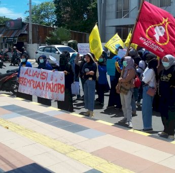 Aliansi Perempuan Palopo Demo, Minta Polres Serius Tangani Kasus Kekerasan Seksual