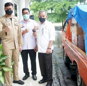 Maksimalkan Penanganan Covid-19 di Kabupaten Gowa, BNPB Serahkan Ventilator, Rapid Antigen dan Tabung VTM