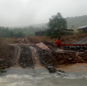 Buka Akses Jalan, Program TMMD di Kampung Allu Kabupaten Gowa akan Mudahkan Petani