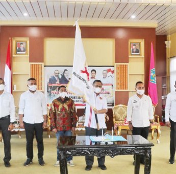 Resmi Dilantik Sebagai Ketua ISSI Sultra, Sulkarnain Kadir Bakal Buat Event Porda Anoa