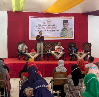 Andi Muchtar Mappatoba Ajak Masyarakat Sinjai Implementasikan Nilai-nilai Kebangsaan