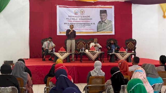 Andi Muchtar Mappatoba Ajak Masyarakat Sinjai Implementasikan Nilai-nilai Kebangsaan