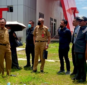 DPRD Bersama Pemda Buteng Tinjau Lokasi Pembangunan Kantor Cabang Pembantu BPD Sultra
