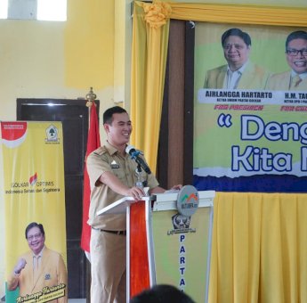 Yusran Lalogau Hadiri Musda Golkar, Taufan Pawe Minta Kader Jadi Mitra Kritis Pemkab Pangkep