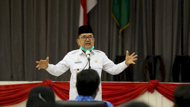 Kejaksaan Negeri (Kejari) Palopo memberikan penerangan hukum dengan tema “Peran Kejaksaan Menyukseskan Pemulihan Ekonomi Nasional” di Ruang Pertemuan Ratona, Kantor Wali Kota Palopo, Rabu (17/03/21).