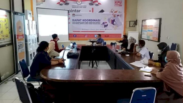 KPU Luwu Timur Gelar Rakoor, Bahas Penyusunan Buku Tentang Pilkada 2020