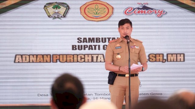 Bupati Gowa, Adnan Purichta Ichsan. (Istimewa)