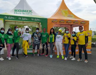 Bersama Ratusan Masyarakat Joss C1000 Senam Sehat di Bandara Lagaligo Bua