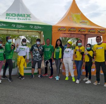 Bersama Ratusan Masyarakat Joss C1000 Senam Sehat di Bandara Lagaligo Bua