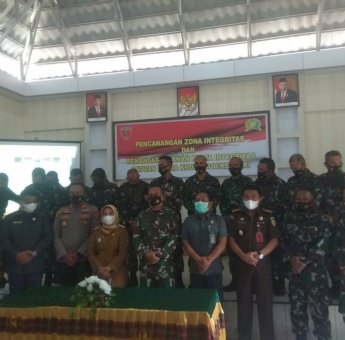 Kodim 1417/Kendari Jadi Satker Baru Pencegahan KKN dan Pelayanan Publik Kendari