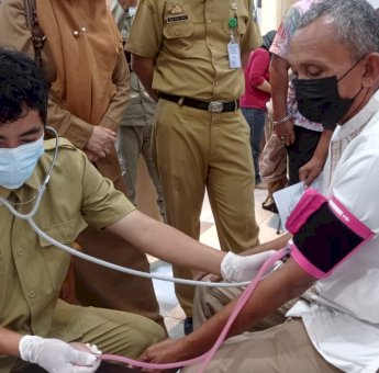 Jelang Ramadan 1442 Hijriyah, 2.172 Imam dan Marbot Masjid di Gowa Divaksin Covid-19