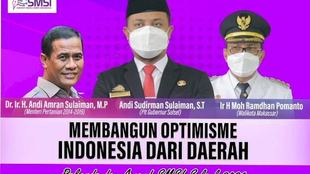 SMSI Sulsel Gelar Dialog Optimisme Indonesia, Hadirkan Amran Sulaiman