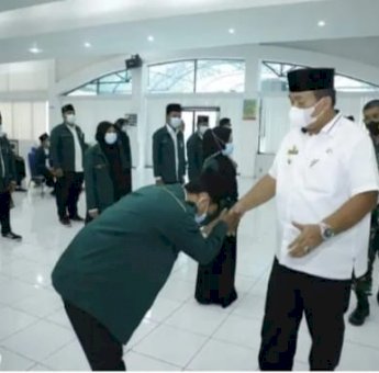 Hadiri Pelantikan Ikatan Pelajar Al Washliyah 2020-2022, Wabup Asahan Sampaikan Hadits Rasulullah