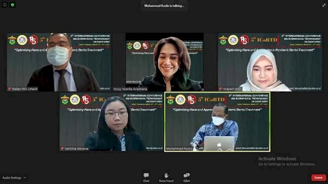 FKG Unhas Gelar Virtual Konferensi ICoBTD, Hadirkan Narasumber dari 8 Negara