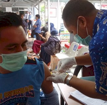 215 Pegawai Lapas Sungguminasa Divaksin Covid-19